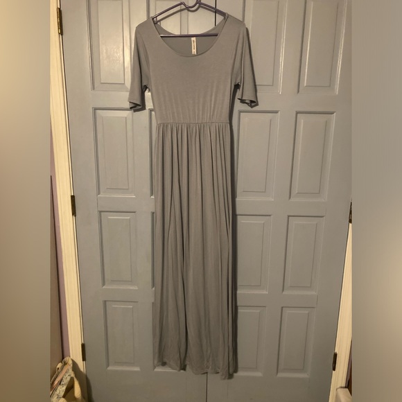 Light Blue Maxi Dress - Picture 1 of 5